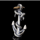 Snake Rope Anchor Pendant Silver Unisex Pendant 31.6 * 46.2mm snake - label