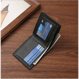 Snake Skin Pattern Men's Wallet with Anti - Theft Protection & Multi - Functional Design snake - label