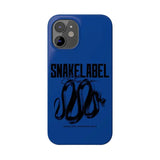 Snake Slim Phone Cases - Slim Design, Glossy Finish, Durable Material - Set of 2 snake - label