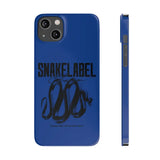 Snake Slim Phone Cases - Slim Design, Glossy Finish, Durable Material - Set of 2 snake - label