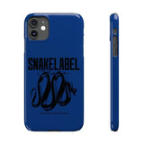 Snake Slim Phone Cases - Slim Design, Glossy Finish, Durable Material - Set of 2 snake - label