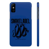 Snake Slim Phone Cases - Slim Design, Glossy Finish, Durable Material - Set of 2 snake - label