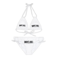 Snake Strappy Bikini Set with Adjustable Straps & Removable Cups snake - label