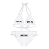 Snake Strappy Bikini Set with Adjustable Straps & Removable Cups snake - label