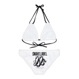 Snake Strappy Bikini Set with Adjustable Straps & Removable Cups snake - label