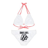 Snake Strappy Bikini Set with Adjustable Straps & Removable Cups snake - label