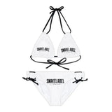 Snake Strappy Bikini Set with Adjustable Straps & Removable Cups snake - label