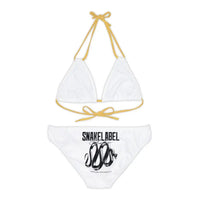 Snake Strappy Bikini Set with Adjustable Straps & Removable Cups snake - label