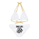 Snake Strappy Bikini Set with Adjustable Straps & Removable Cups snake - label