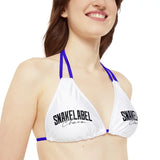 Snake Strappy Bikini Set with Adjustable Straps & Removable Cups snake - label