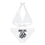 Snake Strappy Bikini Set with Adjustable Straps & Removable Cups snake - label