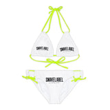 Snake Strappy Bikini Set with Adjustable Straps & Removable Cups snake - label