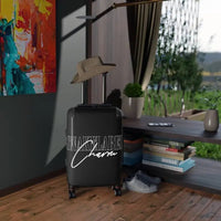 Snake Suitcase: Durable 360° Swivel Wheels & Built - In Lock for Stylish Travel snake - label