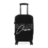 Snake Suitcase: Durable 360° Swivel Wheels & Built - In Lock for Stylish Travel snake - label