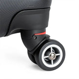 Snake Suitcase: Durable 360° Swivel Wheels & Built - In Lock for Stylish Travel snake - label