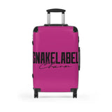 Snake Suitcase.Durable Swivel Wheels, Built - in Lock snake - label