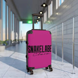 Snake Suitcase.Durable Swivel Wheels, Built - in Lock snake - label