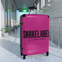 Snake Suitcase.Durable Swivel Wheels, Built - in Lock snake - label