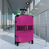 Snake Suitcase.Durable Swivel Wheels, Built - in Lock snake - label