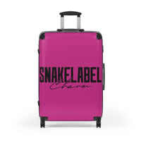 Snake Suitcase.Durable Swivel Wheels, Built - in Lock snake - label