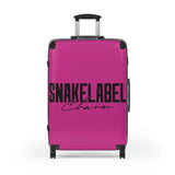 Snake Suitcase.Durable Swivel Wheels, Built - in Lock snake - label