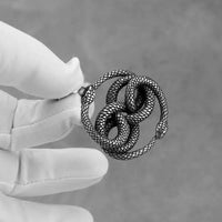 Snake Titanium Steel Pendant - Durable Minimalist Design snake - label