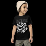 Snake Toddler Short Sleeve Tee | 100% Cotton, Relaxed Fit, Ethically Sourced snake - label