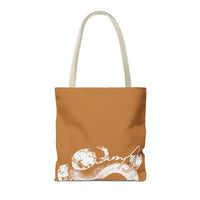 Snake Tote Bag (AOP) - 3 Sizes | All - over Print | Durable Polyester | 5 Color Handles snake - label