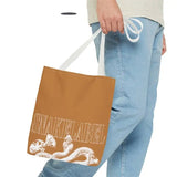 Snake Tote Bag (AOP) - 3 Sizes | All - over Print | Durable Polyester | 5 Color Handles snake - label