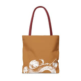 Snake Tote Bag (AOP) - 3 Sizes | All - over Print | Durable Polyester | 5 Color Handles snake - label