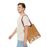 Snake Tote Bag (AOP) - 3 Sizes | All - over Print | Durable Polyester | 5 Color Handles snake - label