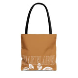 Snake Tote Bag (AOP) - 3 Sizes | All - over Print | Durable Polyester | 5 Color Handles snake - label