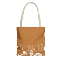 Snake Tote Bag (AOP) - 3 Sizes | All - over Print | Durable Polyester | 5 Color Handles snake - label