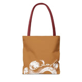 Snake Tote Bag (AOP) - 3 Sizes | All - over Print | Durable Polyester | 5 Color Handles snake - label