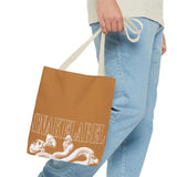 Snake Tote Bag (AOP) - 3 Sizes | All - over Print | Durable Polyester | 5 Color Handles snake - label