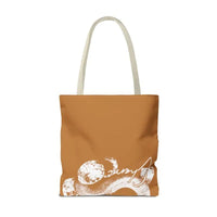 Snake Tote Bag (AOP) - 3 Sizes | All - over Print | Durable Polyester | 5 Color Handles snake - label