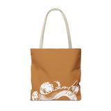 Snake Tote Bag (AOP) - 3 Sizes | All - over Print | Durable Polyester | 5 Color Handles snake - label