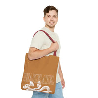 Snake Tote Bag (AOP) - 3 Sizes | All - over Print | Durable Polyester | 5 Color Handles snake - label