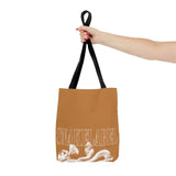 Snake Tote Bag (AOP) - 3 Sizes | All - over Print | Durable Polyester | 5 Color Handles snake - label