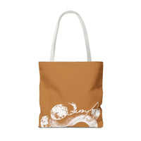 Snake Tote Bag (AOP) - 3 Sizes | All - over Print | Durable Polyester | 5 Color Handles snake - label