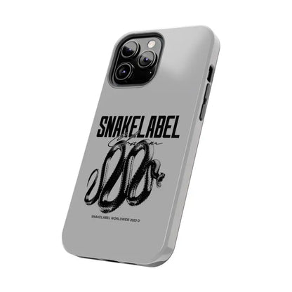 Snake Tough Phone Cases with 2 - Layer Protection & Wireless Charging Compatibility snake - label