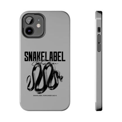 Snake Tough Phone Cases with 2 - Layer Protection & Wireless Charging Compatibility snake - label