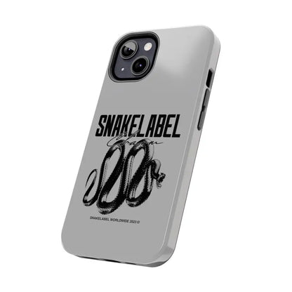 Snake Tough Phone Cases with 2 - Layer Protection & Wireless Charging Compatibility snake - label