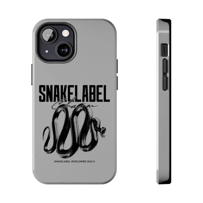Snake Tough Phone Cases with 2 - Layer Protection & Wireless Charging Compatibility snake - label