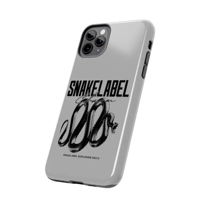 Snake Tough Phone Cases with 2 - Layer Protection & Wireless Charging Compatibility snake - label