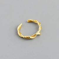 Snake Twisted Rope Ring with Exotic Live Species Design snake - label