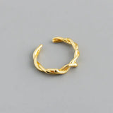 Snake Twisted Rope Ring with Exotic Live Species Design - snake - label