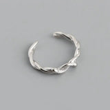 Snake Twisted Rope Ring with Exotic Live Species Design - snake - label