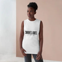 Snake Unisex Barnard Tank with Sleeveless Design & Combed Cotton Fabric for Gym Workouts snake - label