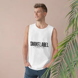 Snake Unisex Barnard Tank with Sleeveless Design & Combed Cotton Fabric for Gym Workouts snake - label